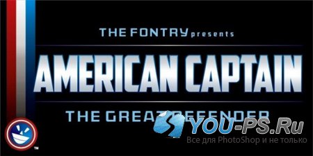 Шрифты - American Captain FONT | шрифт