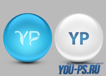 PSD Логотип - Сфера с буквами