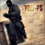 PSD аватар - Красивый PSD аватар с игроком CounterTerrorist, Counter Strike