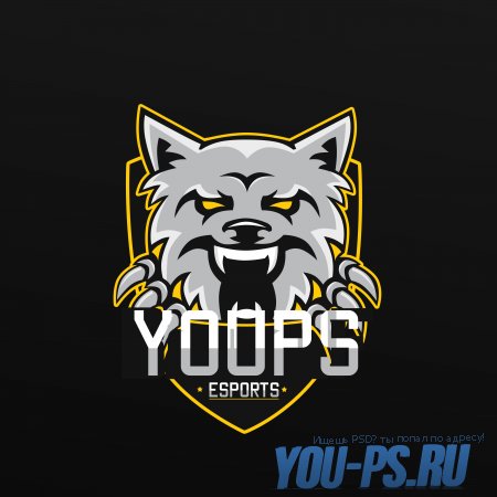 Логотип для Counter-Strike 1.6 команды с волком
