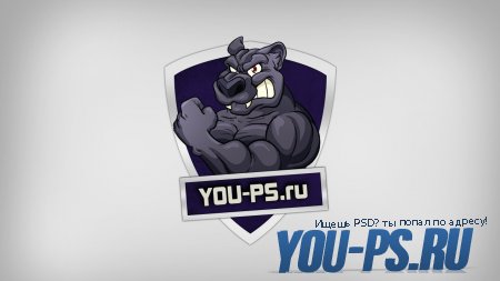 PSD логотип с волком для клана Counter-Strike